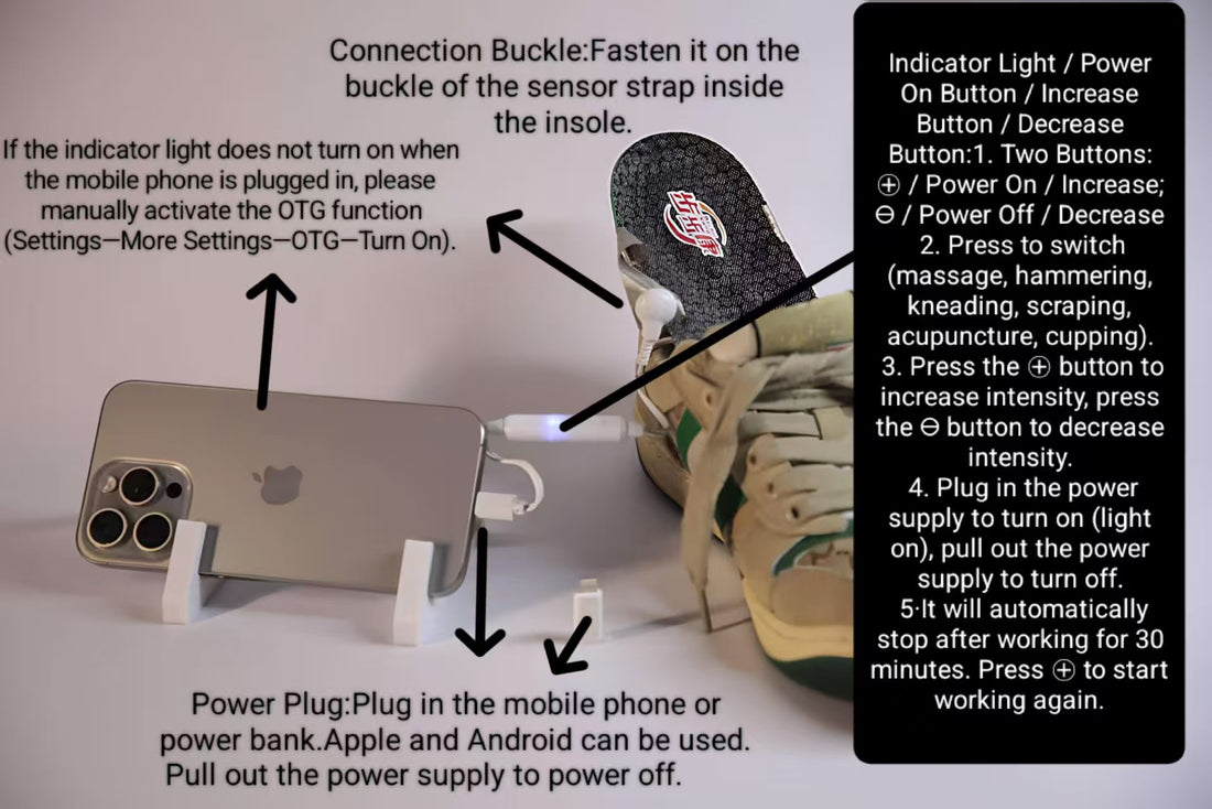 Pulse Massage Insole User Manual