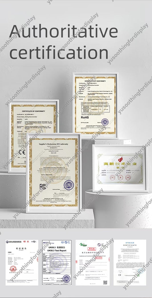 Authoritative certification makes your shopping more secure.