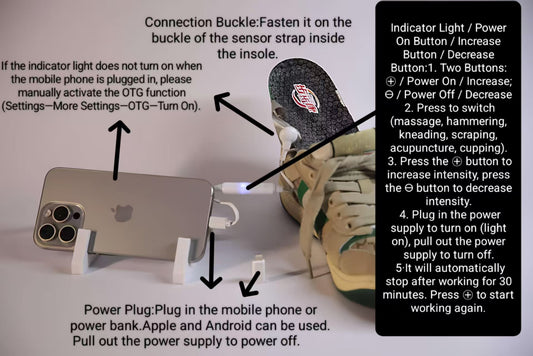 Pulse Massage Insole User Manual